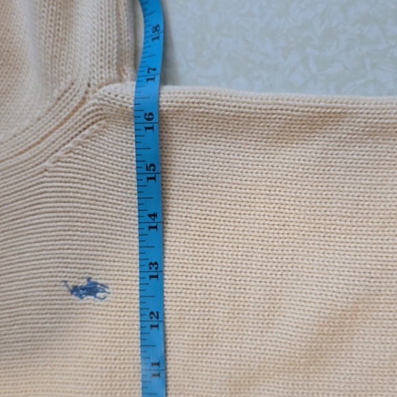 Ralph Lauren‎ Sport Cream Color Turtleneck Sweater Size Small - Picture 10 of 14